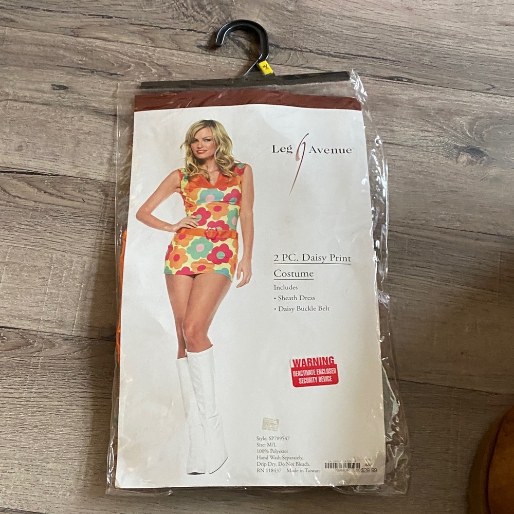 Leg Avenue Colorful Daisy Print Costume